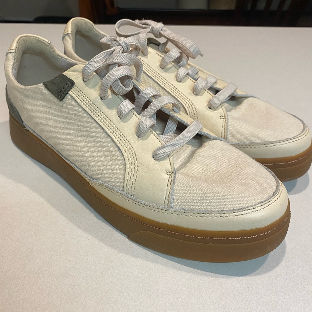 TIMBERLAND ATLANTA GREEN EK+ LOW LACE UP CANVAS RUBBER SNEAKER WOMENS SZ 10 - Picture 4 of 13